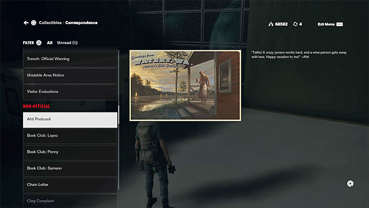 Jeśli zaliczysz wszystkie questy z grupy Kolejny bałagan dla DLC WAŚ, to oprócz standardowych nagród (źródło, materiały, modyfikacje) otrzymasz też unikalną znajdźkę - pocztówkę od Ahtiego - Control AWE: Kolejny bałagan Spalić mrok - solucja, opis przejścia - Control - poradnik do gry