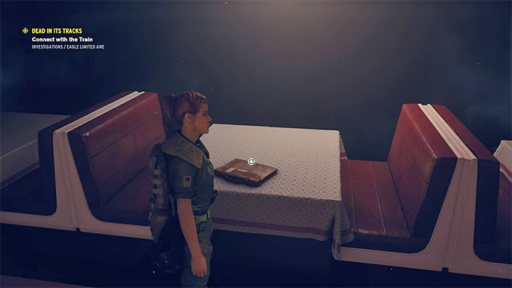 W pociągu do rozwiązania jest zagadka polegająca na wchodzeniu w interakcję z przedmiotami leżącymi na stolikach we właściwej kolejności - Control AWE: Na niewłaściwym torze - solucja, opis przejścia - Control - poradnik do gry