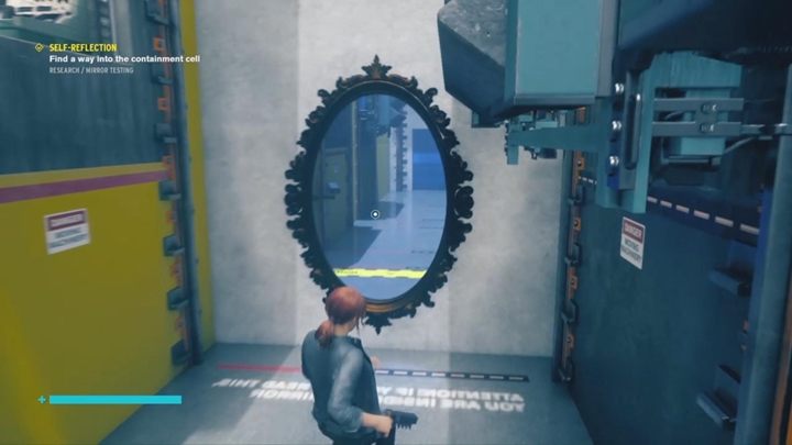 Ustaw wszystkie okna w taki sposób, a drzwi prowadzące do wielkiego lustra zostaną otworzone - Control: Zagadka z lustrem - Control - poradnik do gry