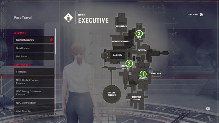 W Sektorze Kierowniczym są tylko trzy punkty kontrolne - Control: Mapa Świata i punkty kontrolne - Control - poradnik do gry