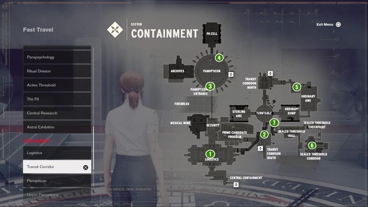 Sektor zamknięty posiada 7 punktów kontrolnych - Control: Mapa Świata i punkty kontrolne - Control - poradnik do gry