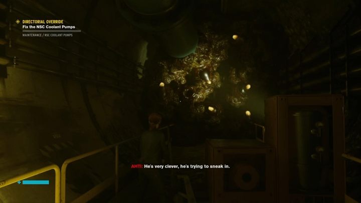 Okaże się, że rury są zatkane przez Zator (Clog), który przyjął postać żywego organizmu - Control: Wyłącznik awaryjny - solucja, opis przejścia - Control - poradnik do gry