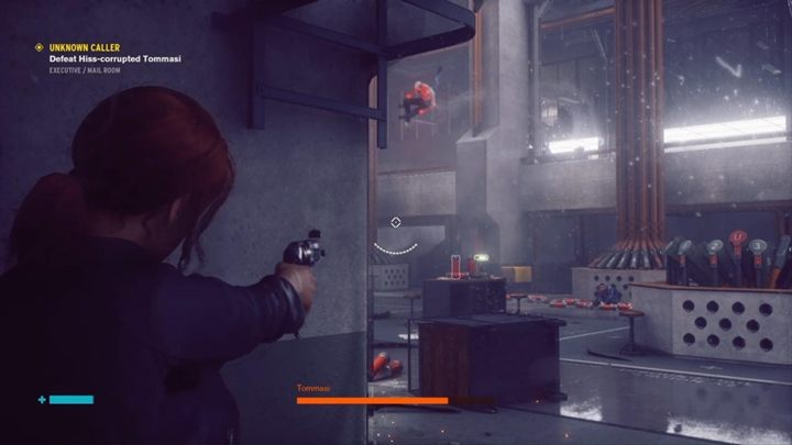 Tommasi również używa telekinezy i będzie ciskał w ciebie różnymi przedmiotami - Control: Nieznany słuchacz - solucja, opis przejścia - Control - poradnik do gry
