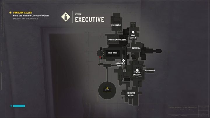 Po wszystkim, przeszukaj obszerny pokój, a następnie biegnij przejściem do Pokoju Linii Specjalnej - Control: Nieznany słuchacz - solucja, opis przejścia - Control - poradnik do gry