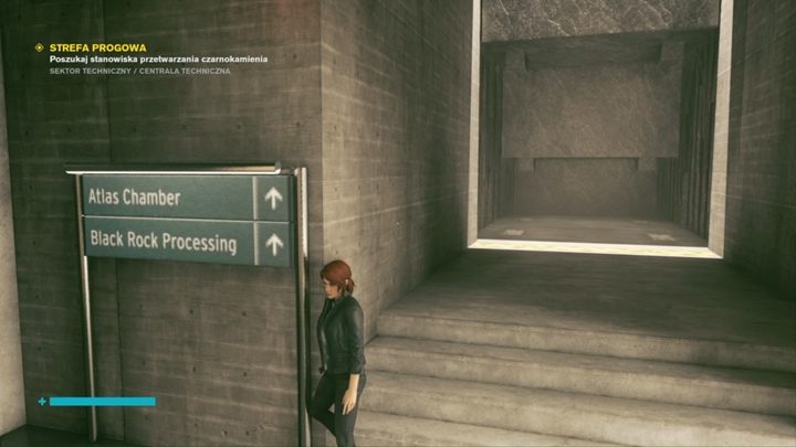 Gdy dotrzesz do tego punktu, idź w lewo i do góry schodami. - Control: Strefa Progowa - solucja, opis przejścia - Control - poradnik do gry