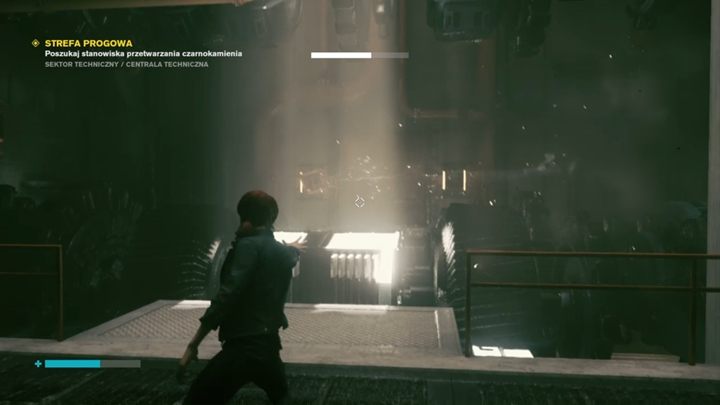 Pnij się na górę pomieszczenia - w razie problemów, usuwaj baterie, by zatrzymać pracę turbin - Control: Strefa Progowa - solucja, opis przejścia - Control - poradnik do gry