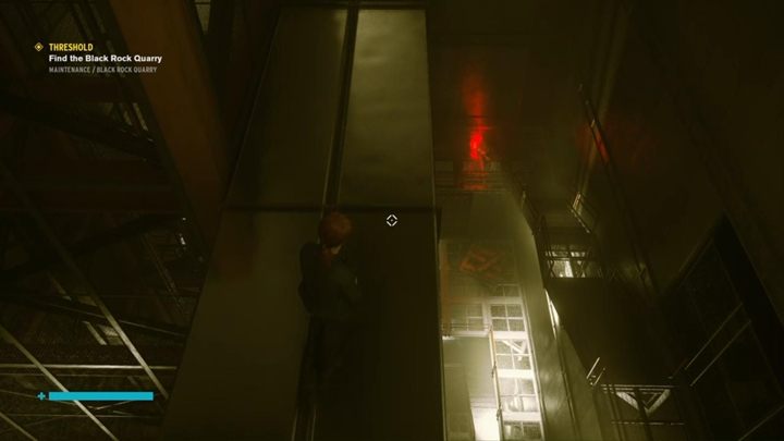 Jak się okaże, winda jest nieaktywna i musisz klasycznie zejść na dół - Control: Strefa Progowa - solucja, opis przejścia - Control - poradnik do gry