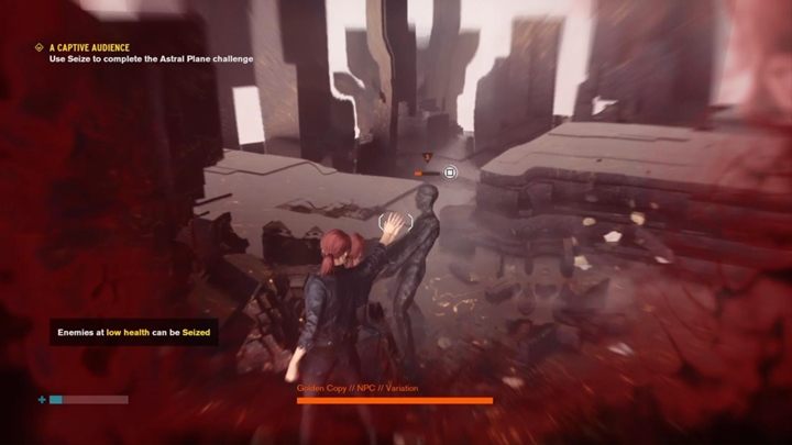 Wejdź do otwartego pomieszczenia i wejdź w interakcję ze znajdującym się tam obiektem - Control: Przymusowi widzowie - solucja, opis przejścia - Control - poradnik do gry