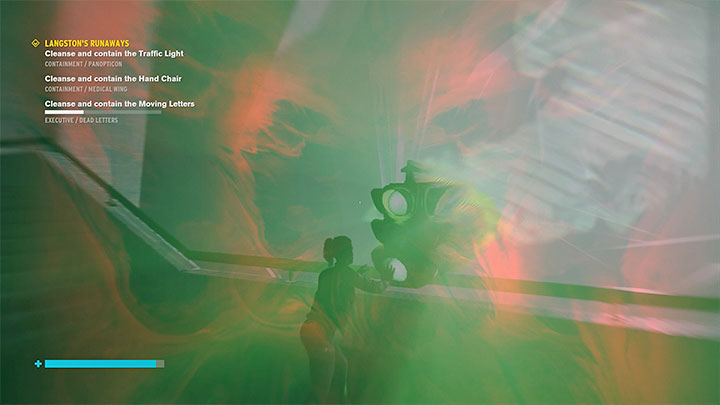 Po pewnym czasie dotrzesz do świateł i będziesz mógł je wyzwolić z Syku - Control: Uciekinierzy Langstona - solucja, opis przejścia - Control - poradnik do gry