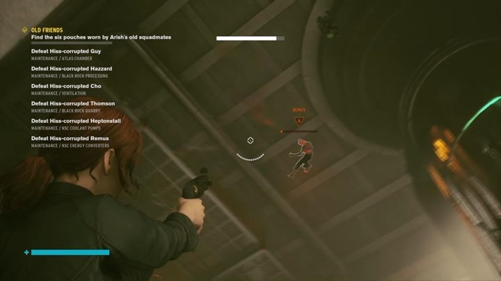 Opis: Musisz zdobyć sześć odznak (pouches), które należały do ludzi Arisha - Control: Starzy znajomi - solucja, opis przejścia - Control - poradnik do gry