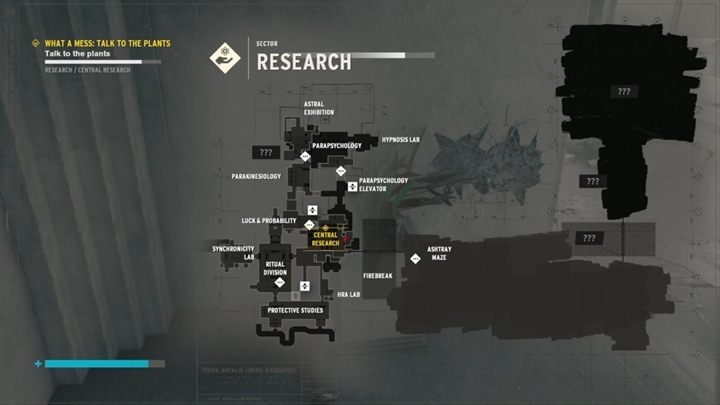 Ostatni kwiatek znajdziesz na samej górze. - Control: Co za syf, Pogadaj z roślinami - solucja, opis przejścia - Control - poradnik do gry