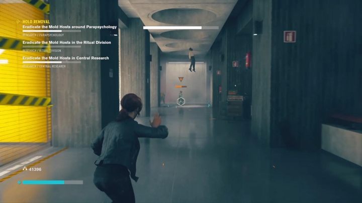 Ostatni cel w tym pomieszczeniu jest w przejściu prowadzącym do Parakinezjologia - Control: Usunięcie pleśni - solucja, opis przejścia - Control - poradnik do gry