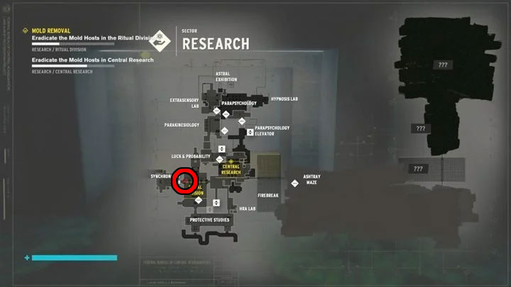 Drugi cel czeka w Laboratorium Synchroniczności, na górnym poziomie - Control: Usunięcie pleśni - solucja, opis przejścia - Control - poradnik do gry