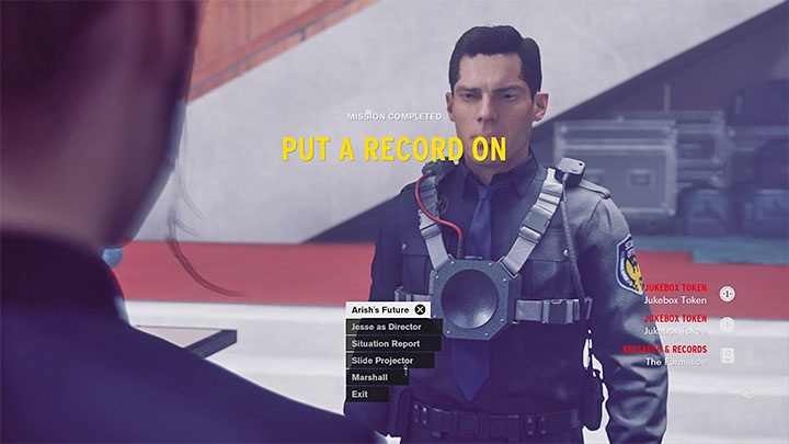 Po pokonaniu wszystkich wrogów gra automatycznie przeniesie cię z powrotem do pomieszczenia z szafą grającą - Control: Nastaw płytę - solucja, opis przejścia - Control - poradnik do gry