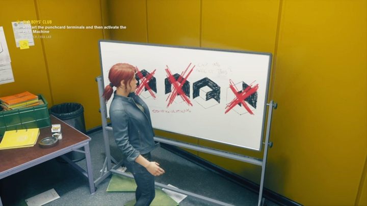 Twoim zadaniem jest teraz zrestartowanie terminali i aktywacja maszyny HRA - Control: Klub Oldbojów - solucja, opis przejścia - Control - poradnik do gry