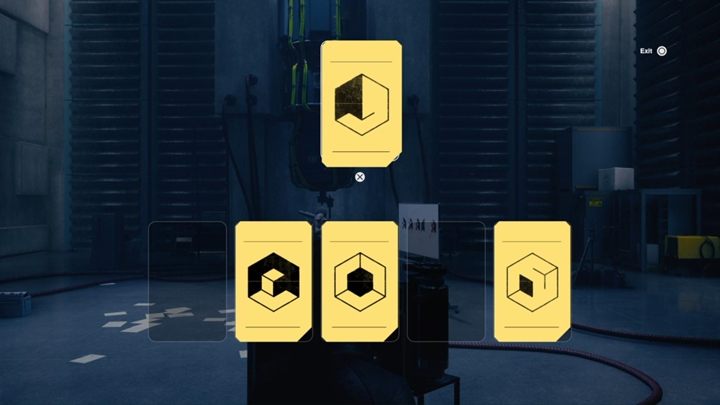 Terminal numer 5 (poprawna karta została włożona wcześniej, stąd więcej kart w ekwipunku) - Control: Klub Oldbojów - solucja, opis przejścia - Control - poradnik do gry