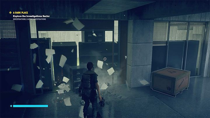 Zlokalizuj zabarykadowane pomieszczenie biurowe z powyższego obrazka - Control AWE: Ukryte miejsca, zegar - sekrety, lokacje - Control - poradnik do gry