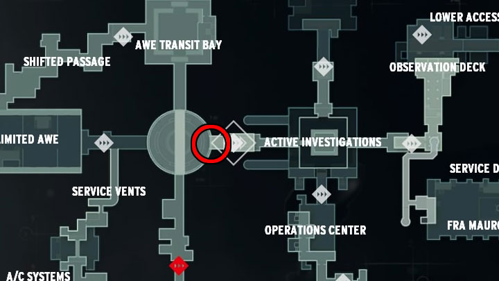 Sekretny obszar możesz znaleźć w lokacji Obrotnica (Turntable) w zachodniej części sektora - Control AWE: Ukryte miejsca, zegar - sekrety, lokacje - Control - poradnik do gry