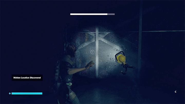 Wkrocz do nieoświetlonego obszaru - możesz tu znaleźć lampę i przenosić ją z pomocą telekinezy - Control AWE: Ukryte miejsca, zegar - sekrety, lokacje - Control - poradnik do gry
