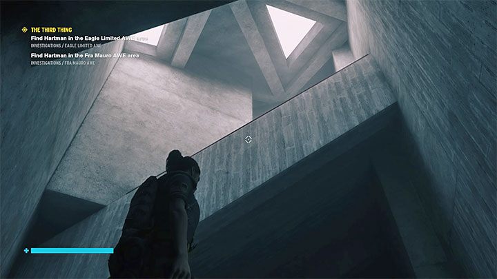 Zanim wyruszysz na południe obróć się o 180 stopni i zacznij używać lewitacji żeby docierać do wyższych półek tej lokacji - Control AWE: Ukryte miejsca, zegar - sekrety, lokacje - Control - poradnik do gry