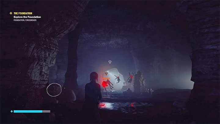 Po drodze odkryjesz Obszar badań gamma (Research Site Gamma) i obejrzysz pierwszą wizję/nagranie Marshall - Control Foundation: Fundament - solucja, opis przejścia - Control - poradnik do gry