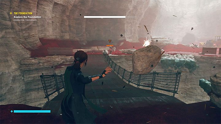 Kolejna lokacja, przez którą musisz przejść, to System jaskiń (Cave System) - Control Foundation: Fundament - solucja, opis przejścia - Control - poradnik do gry