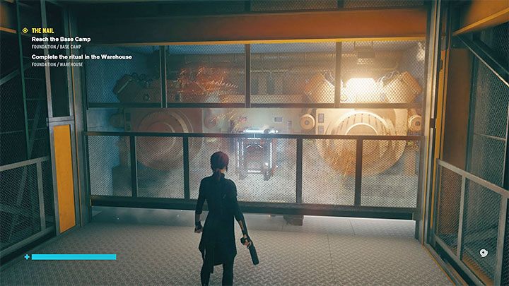 Kontynuuj liniową przeprawę, dzięki której dotrzesz do obszaru Magazyn (Warehouse) - Control Foundation: Gwóźdź/The Nail - Magazyn i Zawalony dział - solucja - Control - poradnik do gry
