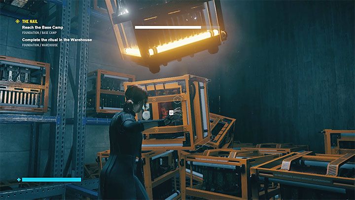 Możesz wyruszyć windą na poziom 2 (Power Core Storage) - Control Foundation: Gwóźdź/The Nail - Magazyn i Zawalony dział - solucja - Control - poradnik do gry