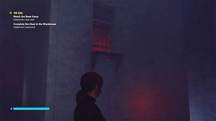 Przejdź przez kolejne jaskinie - Control Foundation: Gwóźdź/The Nail - Magazyn i Zawalony dział - solucja - Control - poradnik do gry