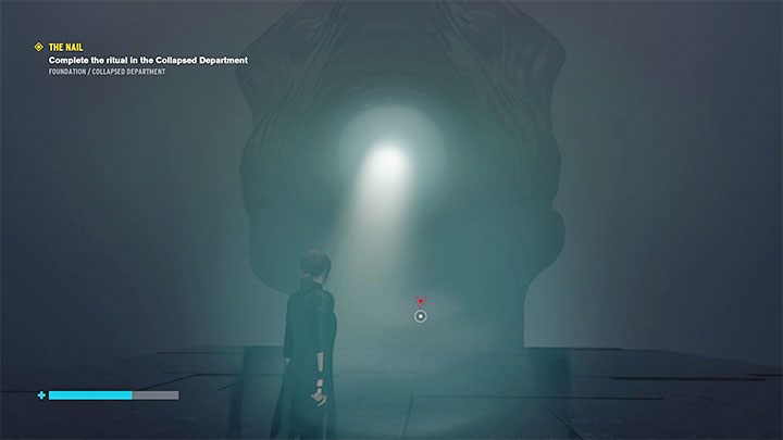 Jesse po odblokowaniu Strzaskania pozostanie w sferze astralnej - Control Foundation: Gwóźdź/The Nail - Magazyn i Zawalony dział - solucja - Control - poradnik do gry