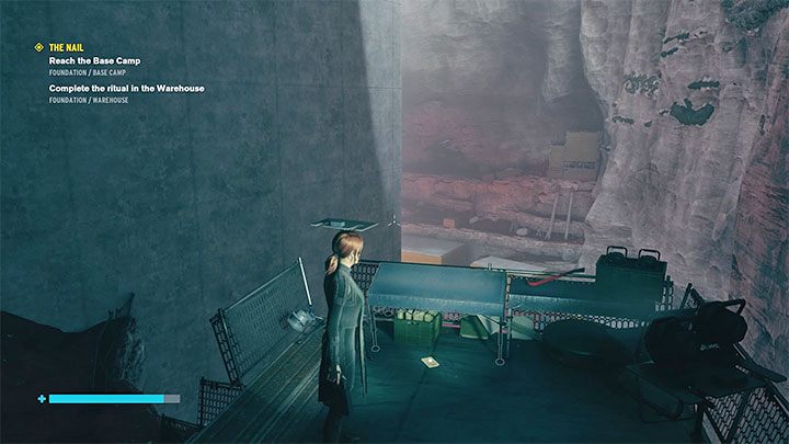 Trzeci identyfikator znajduje się w pokazanym na obrazku małym obszarze za ogromną wieżą - Control Foundation: Kolekcja Pope/Popes Collection - solucja, opis przejścia - Control - poradnik do gry