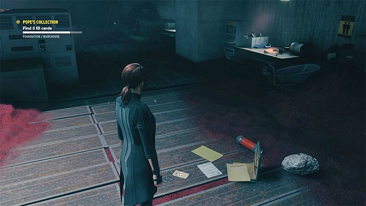 Identyfikator leży na ziemi - Control Foundation: Kolekcja Pope/Popes Collection - solucja, opis przejścia - Control - poradnik do gry