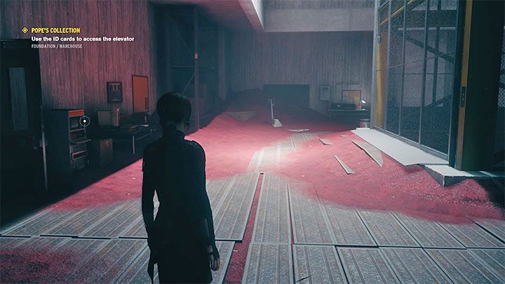 Pozostań w obszarze, w którym znalazłeś opisany wcześniej ostatni piąty identyfikator - Control Foundation: Kolekcja Pope/Popes Collection - solucja, opis przejścia - Control - poradnik do gry