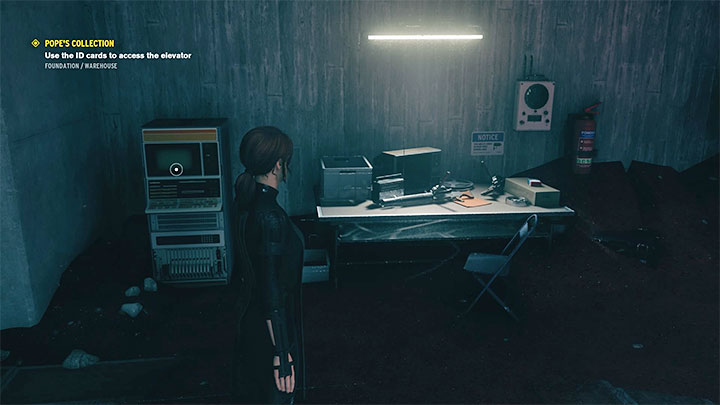 Umieść kartę Security Chief (szef ochrony) - Control Foundation: Kolekcja Pope/Popes Collection - solucja, opis przejścia - Control - poradnik do gry