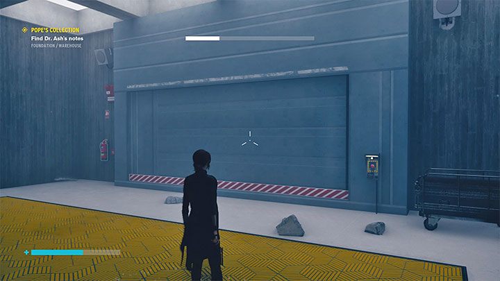 Po znalezieniu się w laboratorium otwórz dużą bramę i podejmij próbę przejścia do sąsiedniego obszaru - pojawi się boss Processes Designer Gibbs - Control Foundation: Kolekcja Pope/Popes Collection - solucja, opis przejścia - Control - poradnik do gry