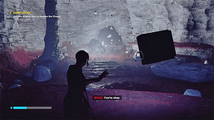 Jesse spotka w trakcie przeprawy niezniszczalnego potwora w kształcie kuli, którego nie można zahipotyzować - Control Foundation: Znalezione nagranie/Found Footage - solucja, opis przejścia - Control - poradnik do gry