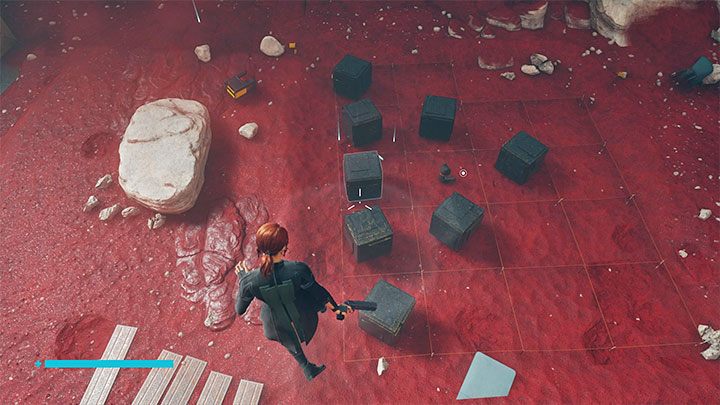 Czarne sześciany musisz rozmieścić na polach we właściwy sposób - pokazuje to dołączony obrazek - Control Foundation: Figurki maneki-neko, lista - Control - poradnik do gry