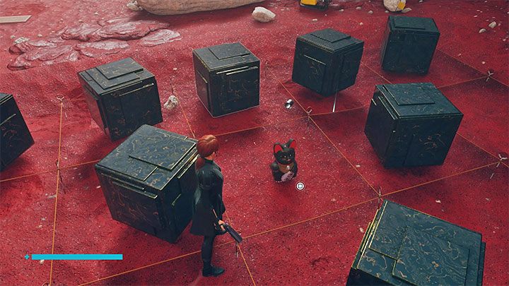 Możesz już podnieść figurkę kota, która pojawiła się pomiędzy sześcianami - Control Foundation: Figurki maneki-neko, lista - Control - poradnik do gry