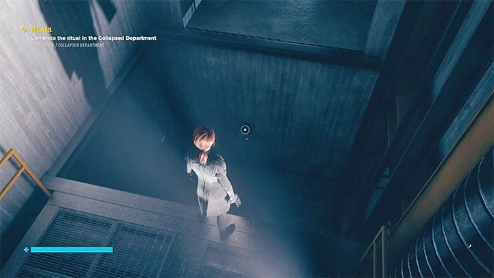 Ukryte miejsce to pokazany na obrazku dolny obszar szybu, który początkowo przykrywała winda - Control Foundation: Ukryte miejsca, lista - Control - poradnik do gry