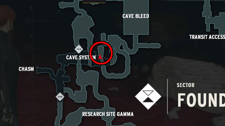 Dotarciem do sekretnej lokacji możesz zająć się dopiero po odblokowaniu mocy Strzaskanie w ramach zaliczania głównej misji Gwóźdź - Control Foundation: Ukryte miejsca, lista - Control - poradnik do gry