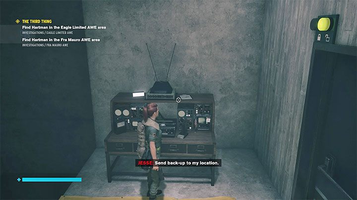 Zanim wejdziesz do strefy załadunkowej warto skorzystać ze znajdującego się po lewej stronie stanowiska - Control AWE: Trzecia osoba (Fra Mauro) solucja, opis przejścia - Control - poradnik do gry