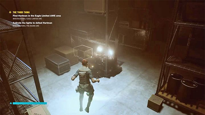 Ponownie wciśnij przycisk i zacznij podążać za lampą - Control AWE: Trzecia osoba (Fra Mauro) solucja, opis przejścia - Control - poradnik do gry