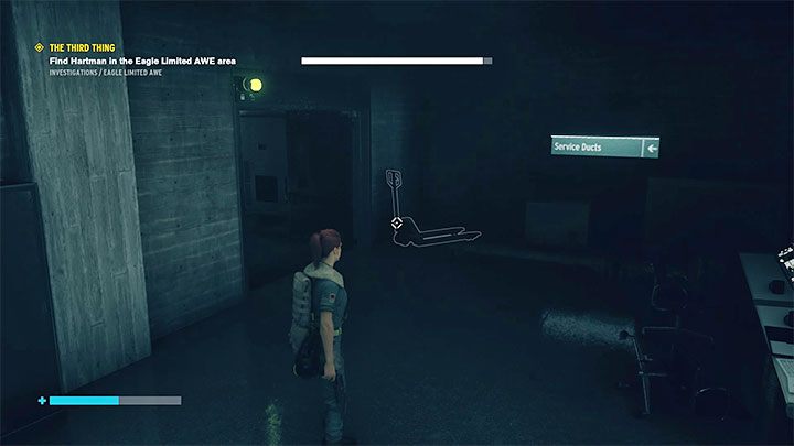 Wyjście z lokacji WAŚ Fra Mauro znajduje się w jej zachodniej części, w górnym pomieszczeniu kontrolnym - Control AWE: Trzecia osoba (Fra Mauro) solucja, opis przejścia - Control - poradnik do gry