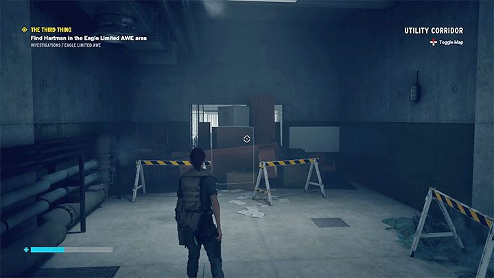 Dotrzesz do Korytarza technicznego (Utility Corridor) - Control AWE: Trzecia osoba (Eagle Limited) solucja, opis przejścia - Control - poradnik do gry