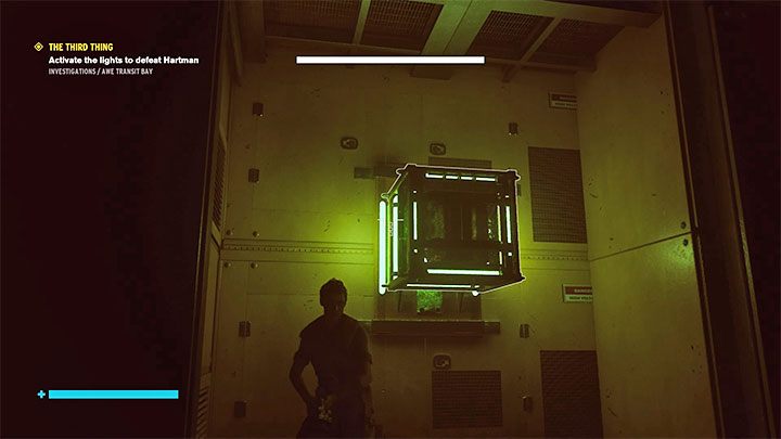 Zniszczenie czerwonych bloków odblokuje dostęp do wnętrza klatki - możesz tam podlecieć i wyjąć rdzeń mocy ze slotu - Control AWE: Trzecia osoba (Eagle Limited) solucja, opis przejścia - Control - poradnik do gry