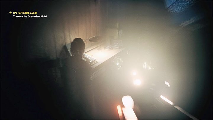 Dotrzesz do dobrze znanego przełącznika - użycie go 3x razy przeniesie Jesse do Motelu Oceanview - Control AWE: To znowu się dzieje solucja, opis przejścia - Control - poradnik do gry