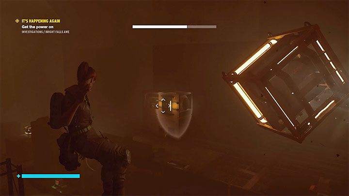 Rozejrzyj się po okolicy za wolnym slotem, w stronę którego możesz rzucić generatorem - Control AWE: To znowu się dzieje solucja, opis przejścia - Control - poradnik do gry