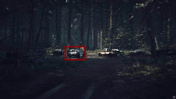 W tym momencie możesz rozejrzeć się po miejscu zbiórki - Rozdziały 1,2 i 3 | Solucja Blair Witch - Blair Witch - poradnik do gry