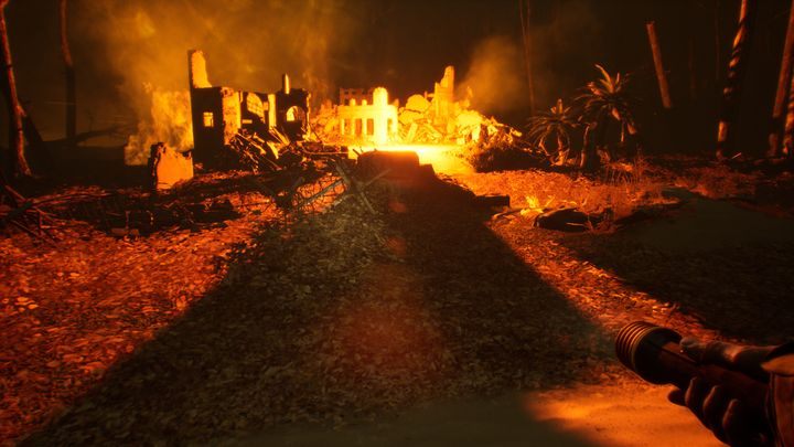 Następnie czaka cię kolejna sekwencja unikania ostrzy z liści - Rozdziały 6 i 7 | Solucja Blair Witch - Blair Witch - poradnik do gry
