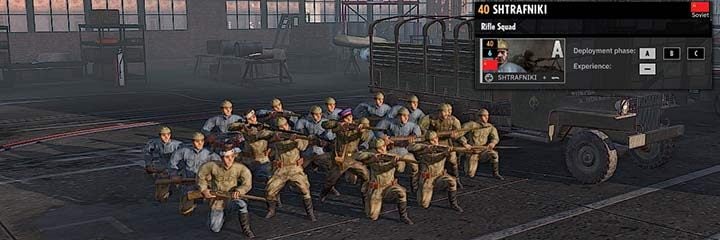 Shtrafniki to najbardziej wytrzymały oddział piechoty w grze, ze względu na swoją liczebność. Jest tez dobrze uzbrojony i gotowy walczyć z każdym wrogiem. - 26-ya Gvard. Strelkovy - Steel Division 2 - poradnik do gry